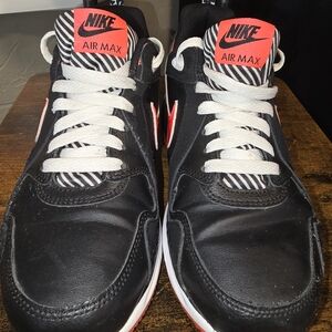 Nike Air Max Black and Red Men's Shoes